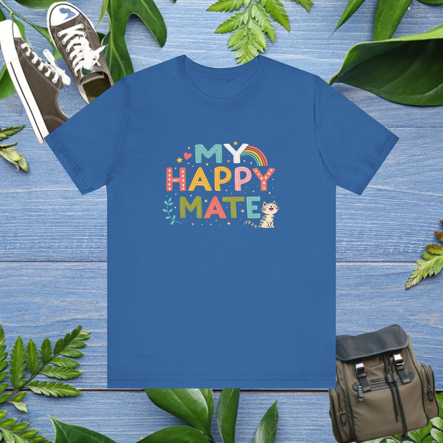 My Happy Mate Cat Graphic T-Shirt - furevermama
