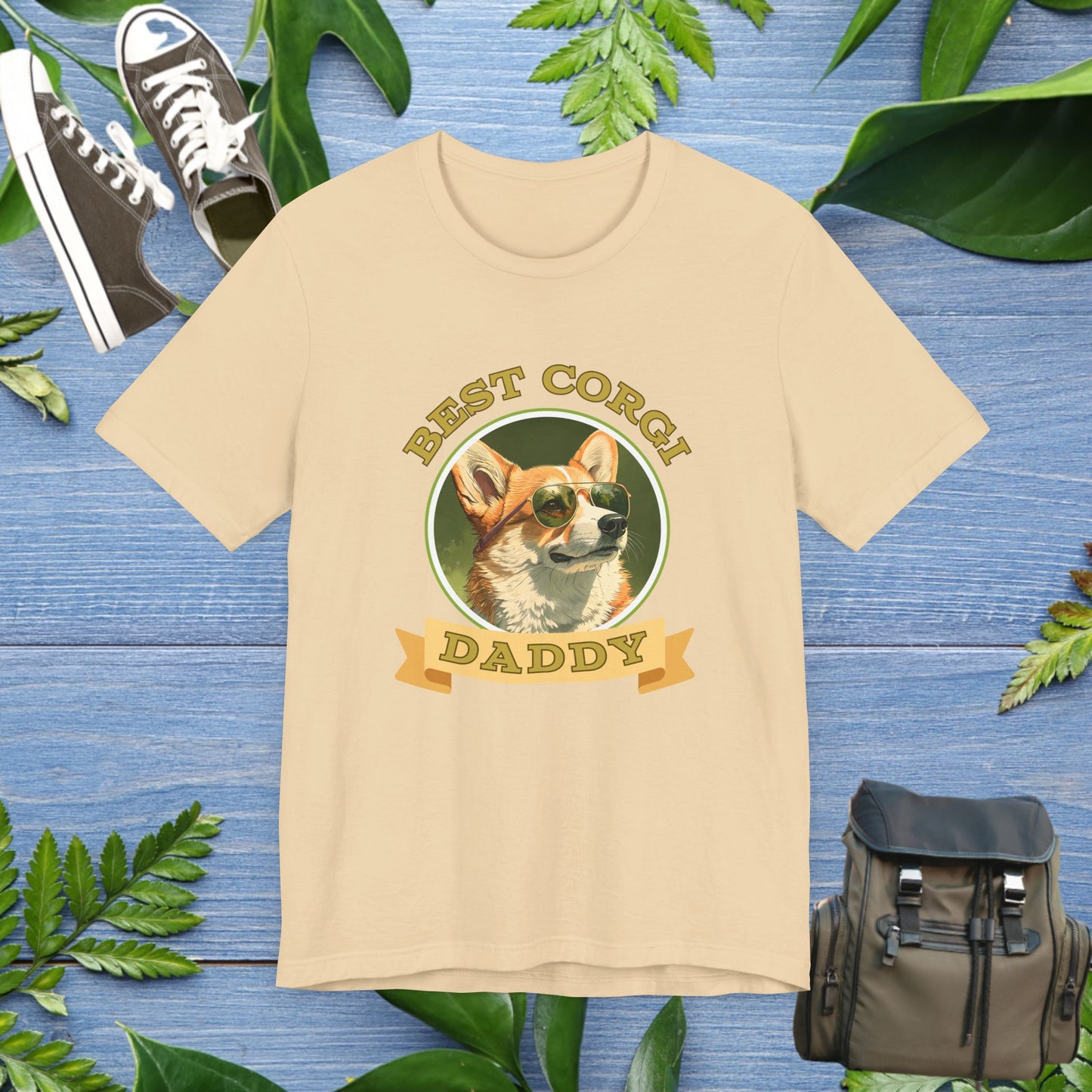 Best Corgi Daddy T-Shirt - furevermama
