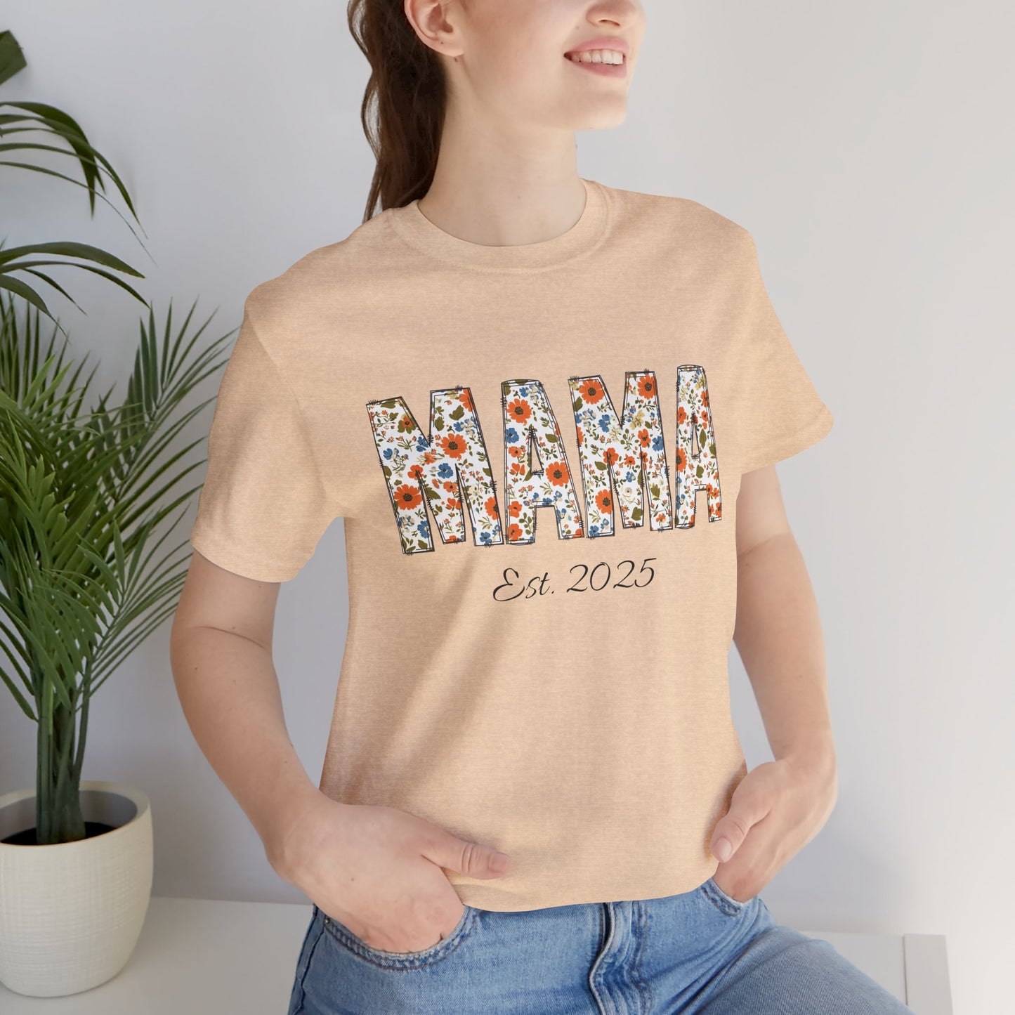 Personalised Mama T-Shirt - Est Year Unisex Tee