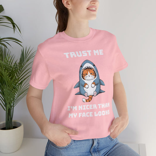 Cat in Shark Costume Unisex T-Shirt - furevermama