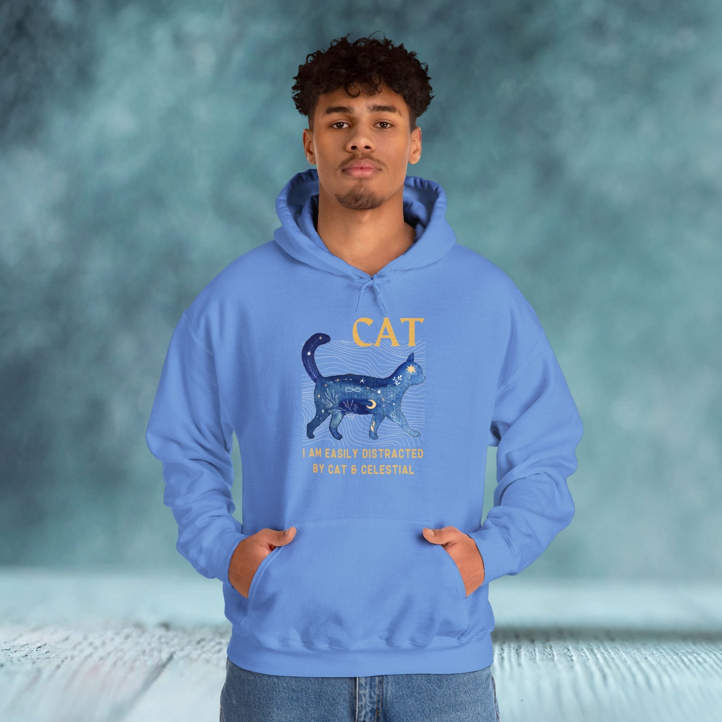 Cat and Celestial Unisex Hoodie - furevermama