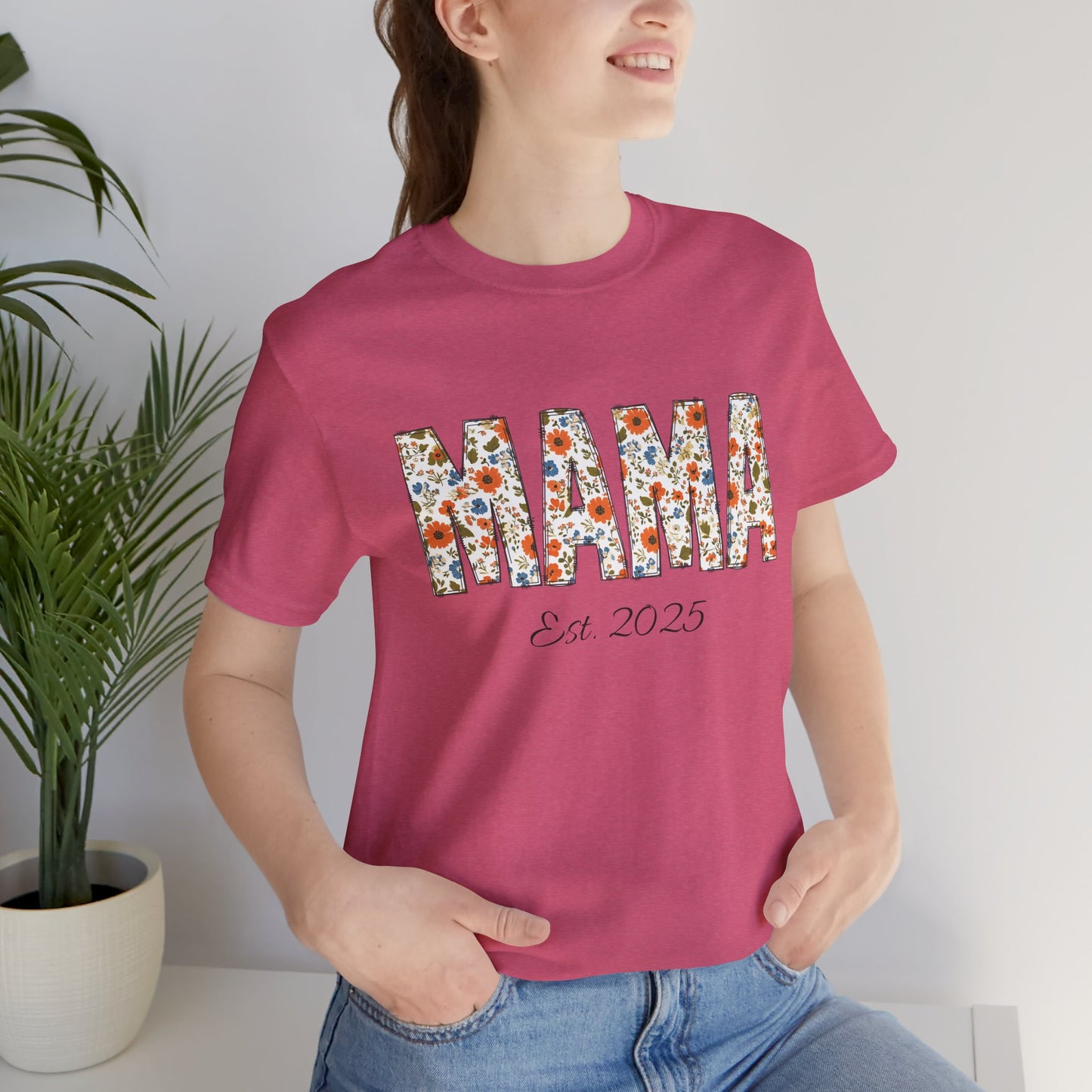 Personalised Mama T-Shirt - Est Year Unisex Tee