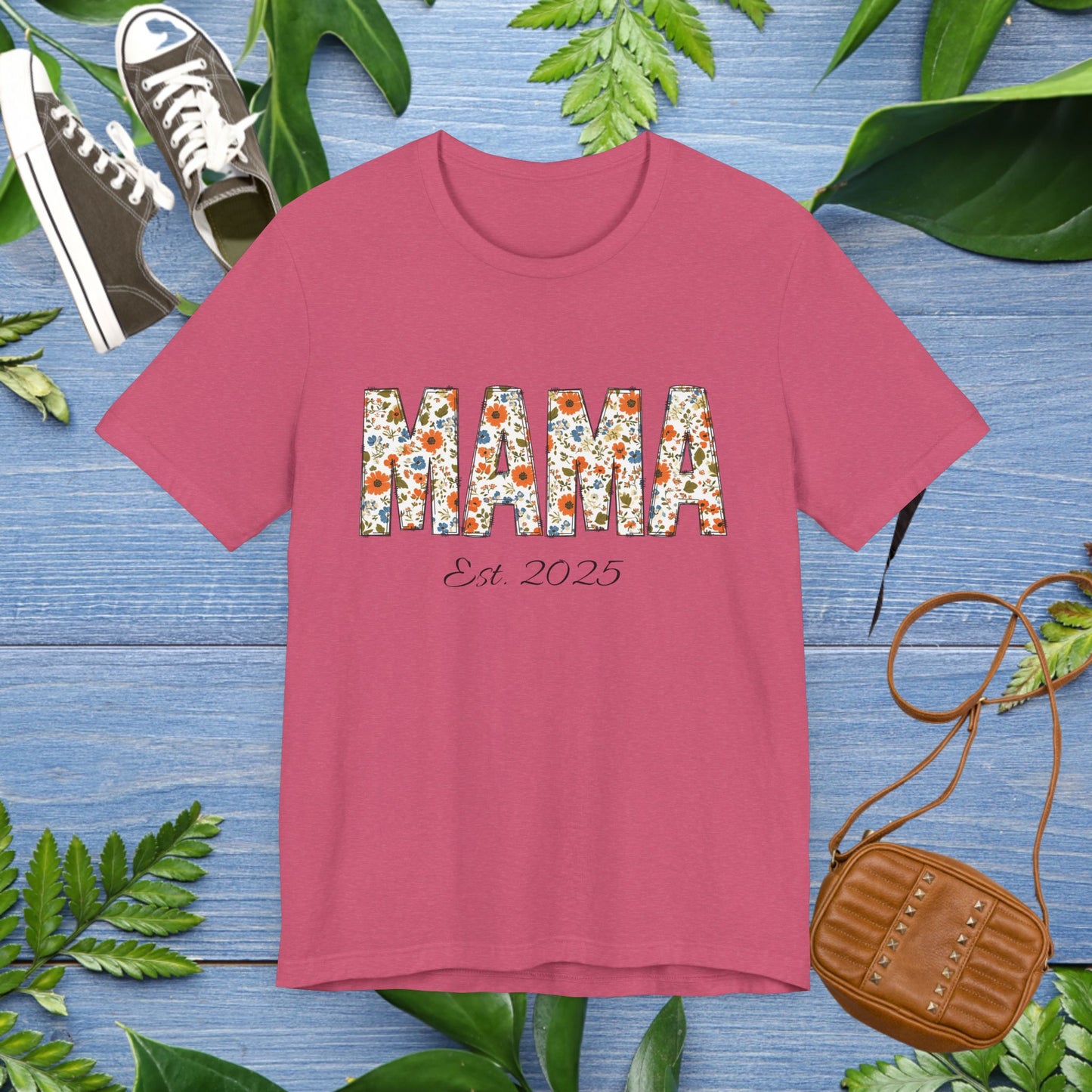 Personalised Mama T-Shirt - Est Year Unisex Tee
