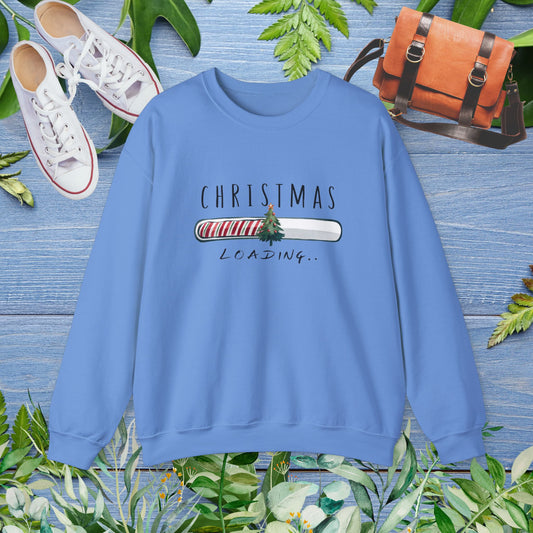 Christmas Is Loading Unisex Heavy Blend™ Crewneck Sweatshirt - furevermama