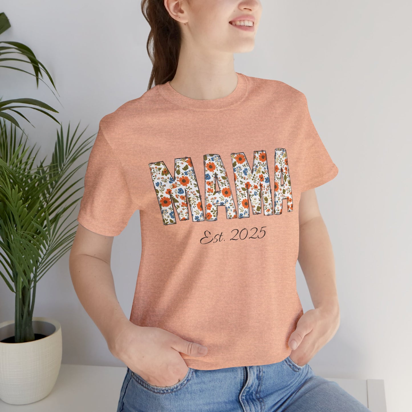 Personalised Mama T-Shirt - Est Year Unisex Tee