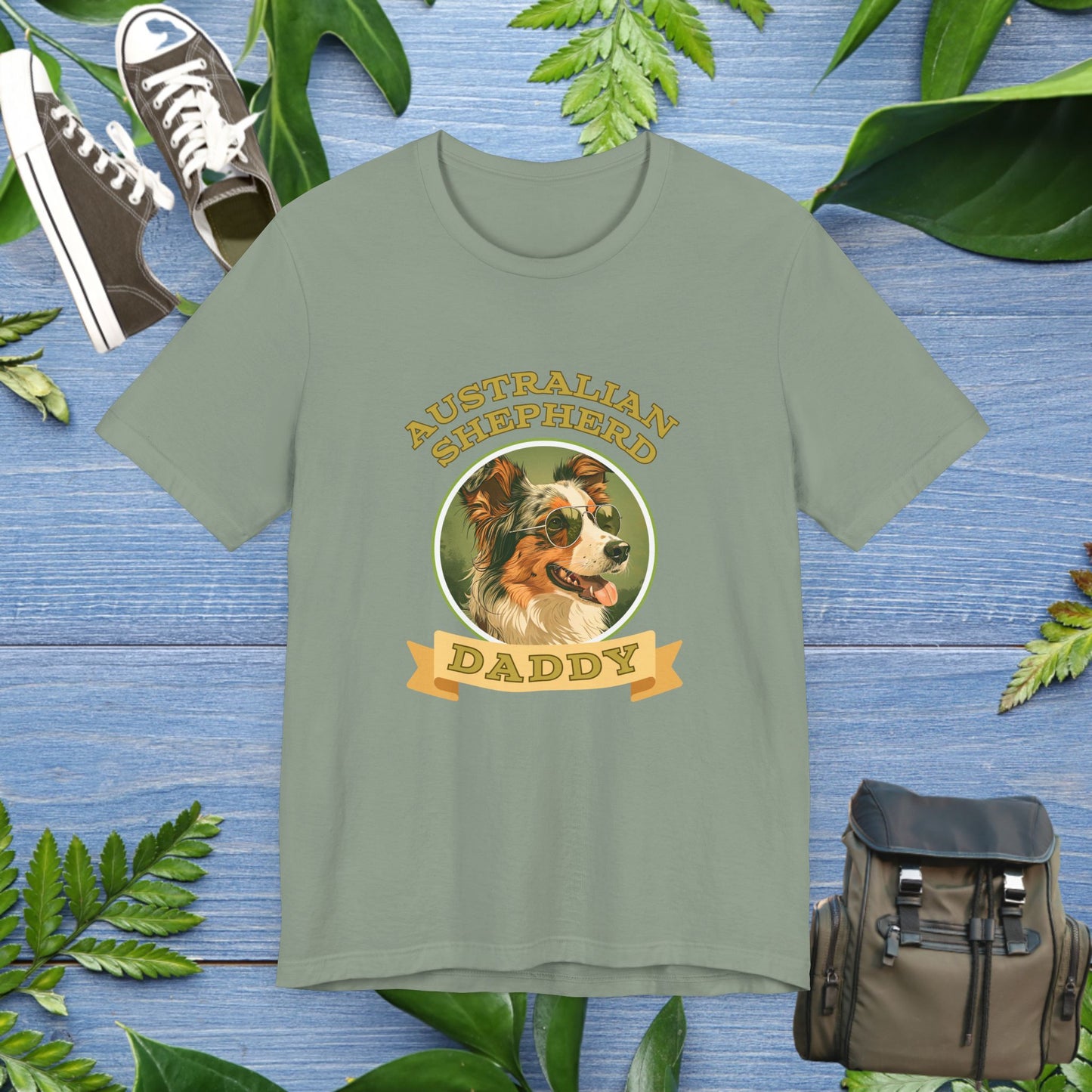 Best Australian Shepherd Daddy T-Shirt - furevermama