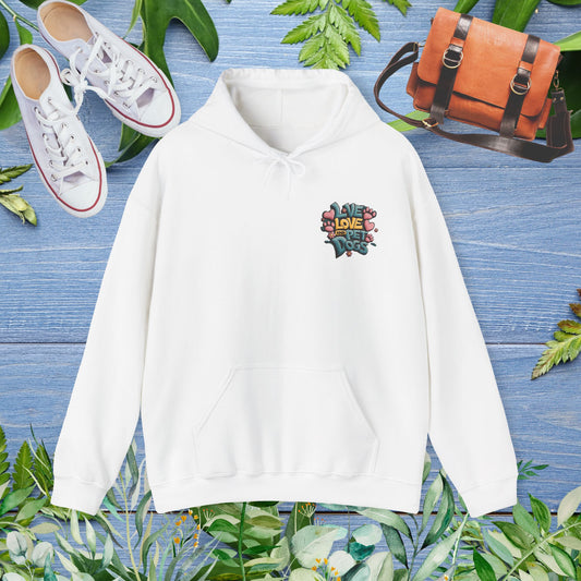 Live Love and Pet Dogs Hoodie (Double-Sided) - furevermama