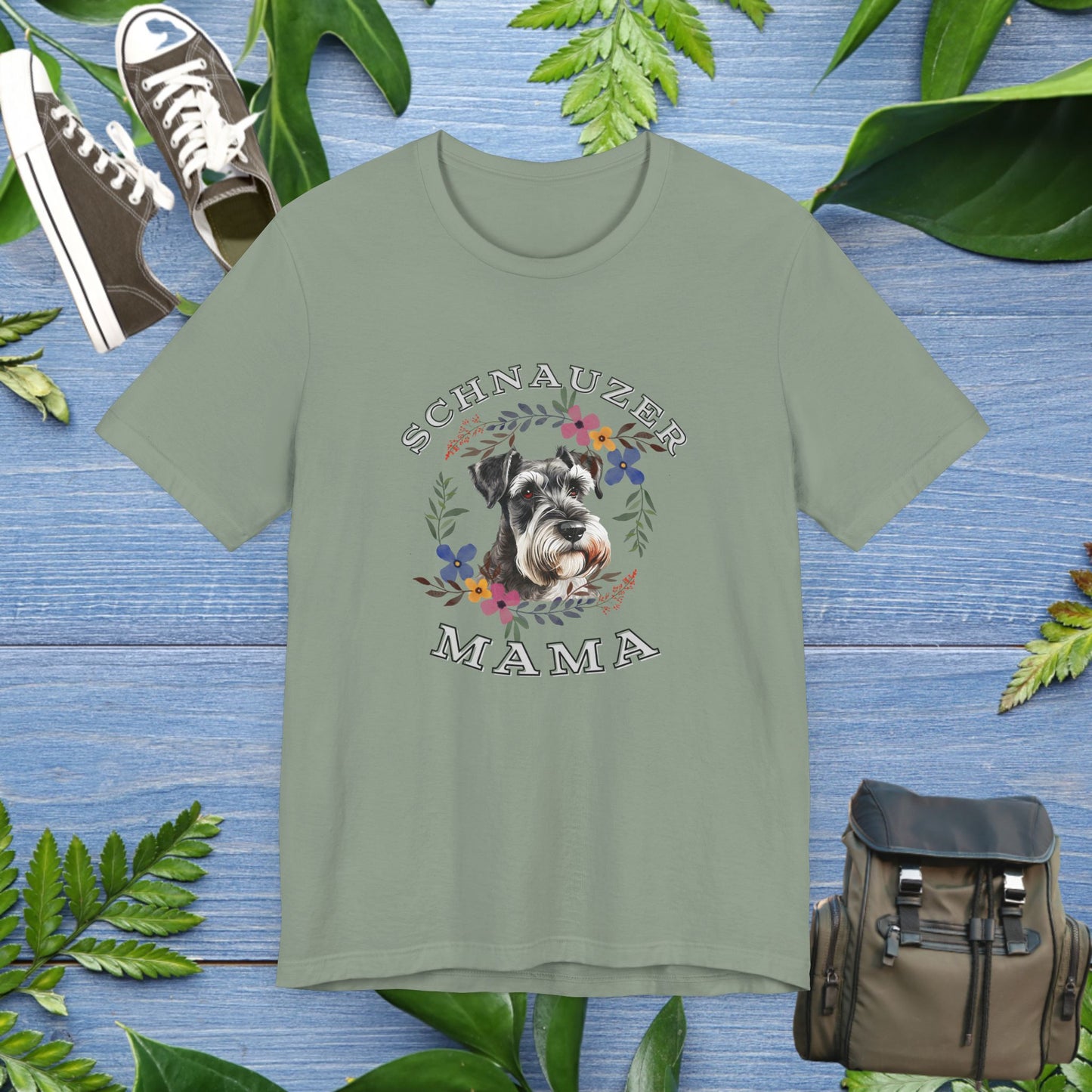 Schnauzer Mama T-Shirt - furevermama