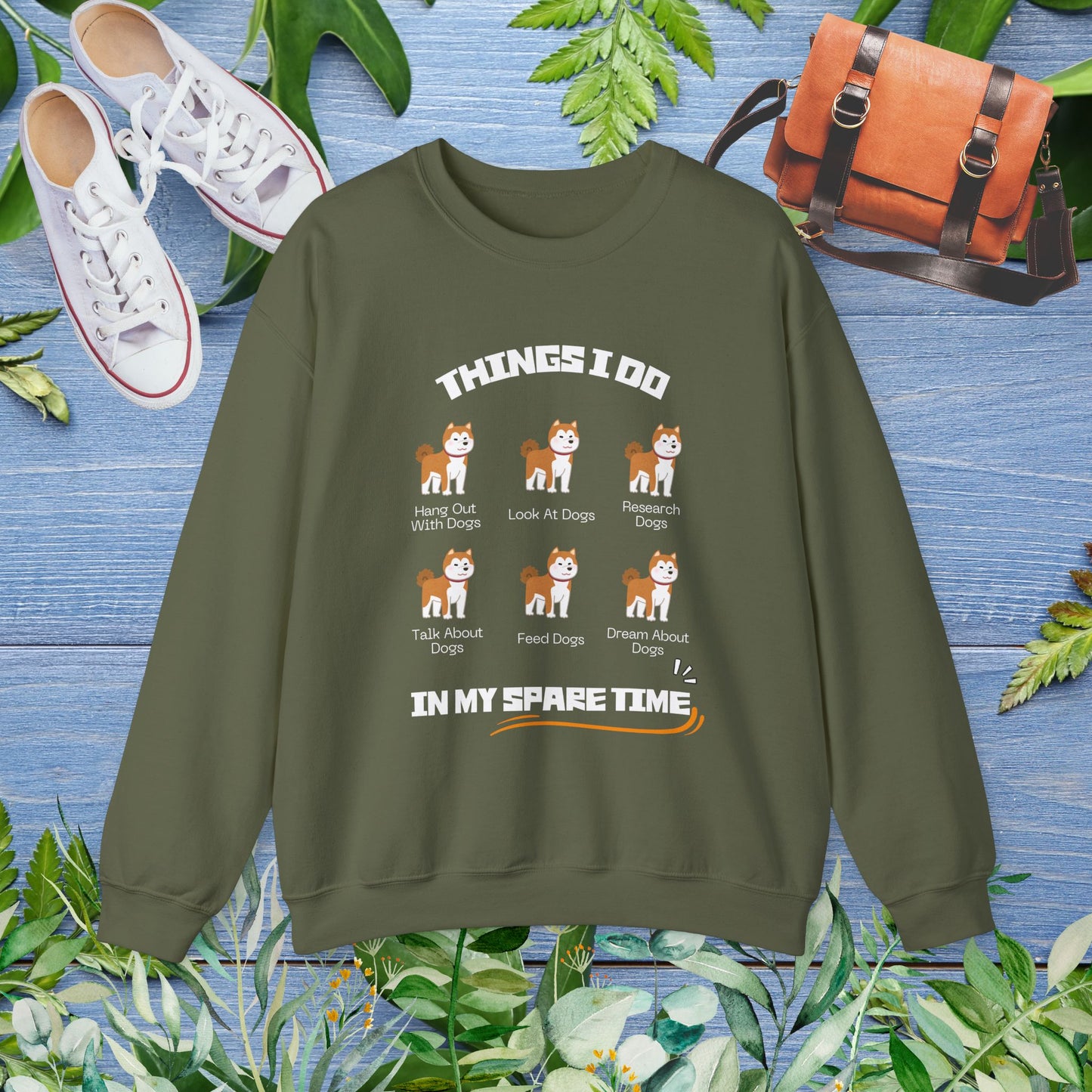 Things I Do In My Spare Time Unisex Heavy Blend™ Crewneck Sweatshirt - furevermama