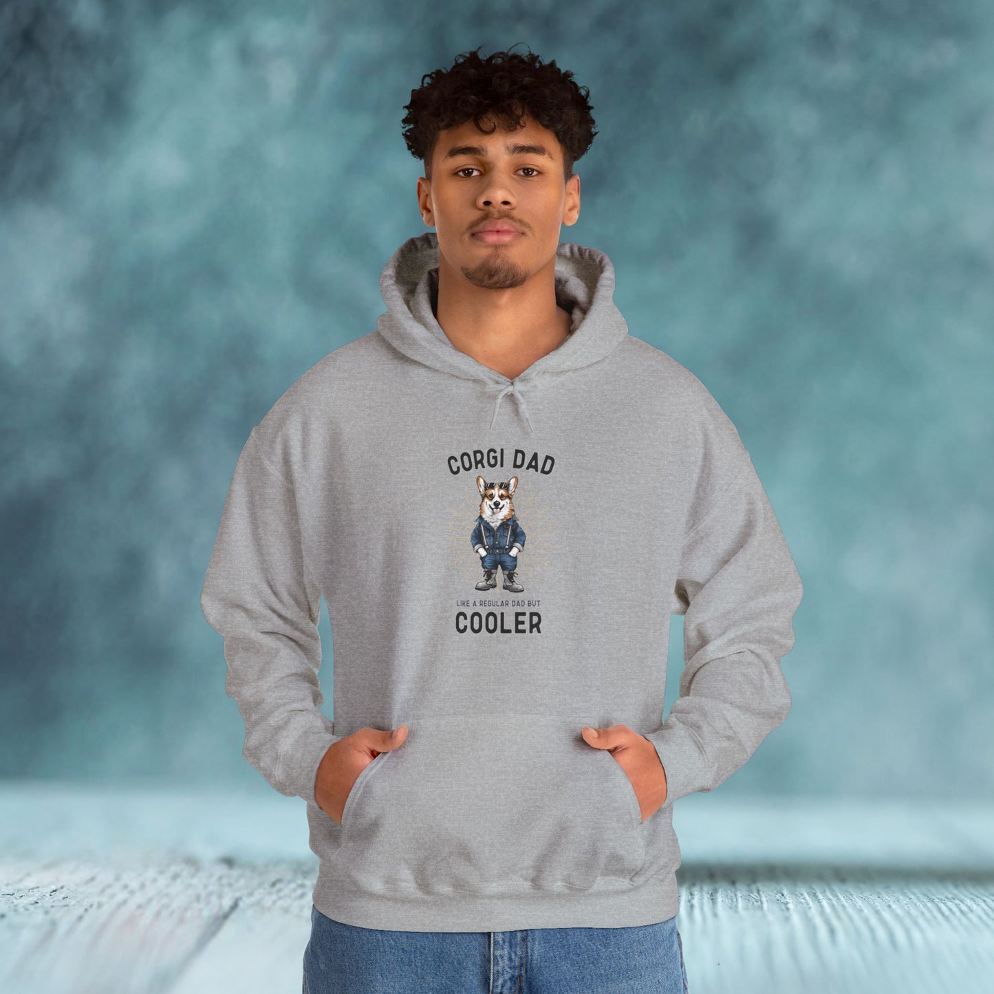 Corgi Dad Hoodie - furevermama