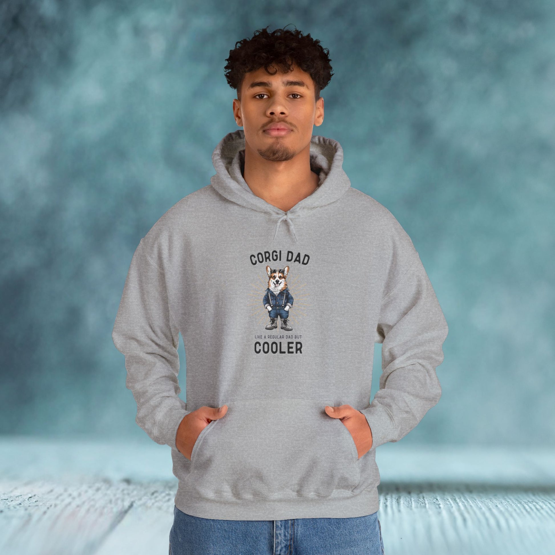 Corgi Dad Hoodie - furevermama