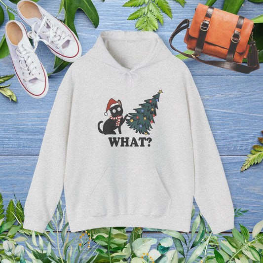 Naughty Cat Christmas Hoodie - furevermama