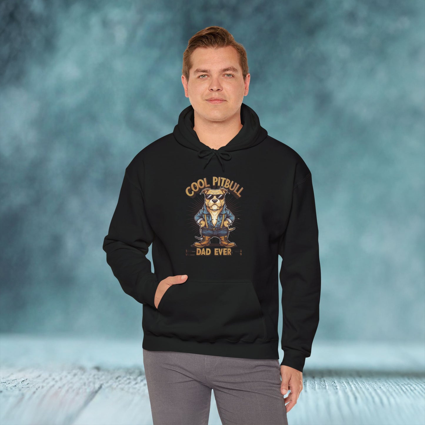 Cool Pitbull Dad Hoodie - furevermama