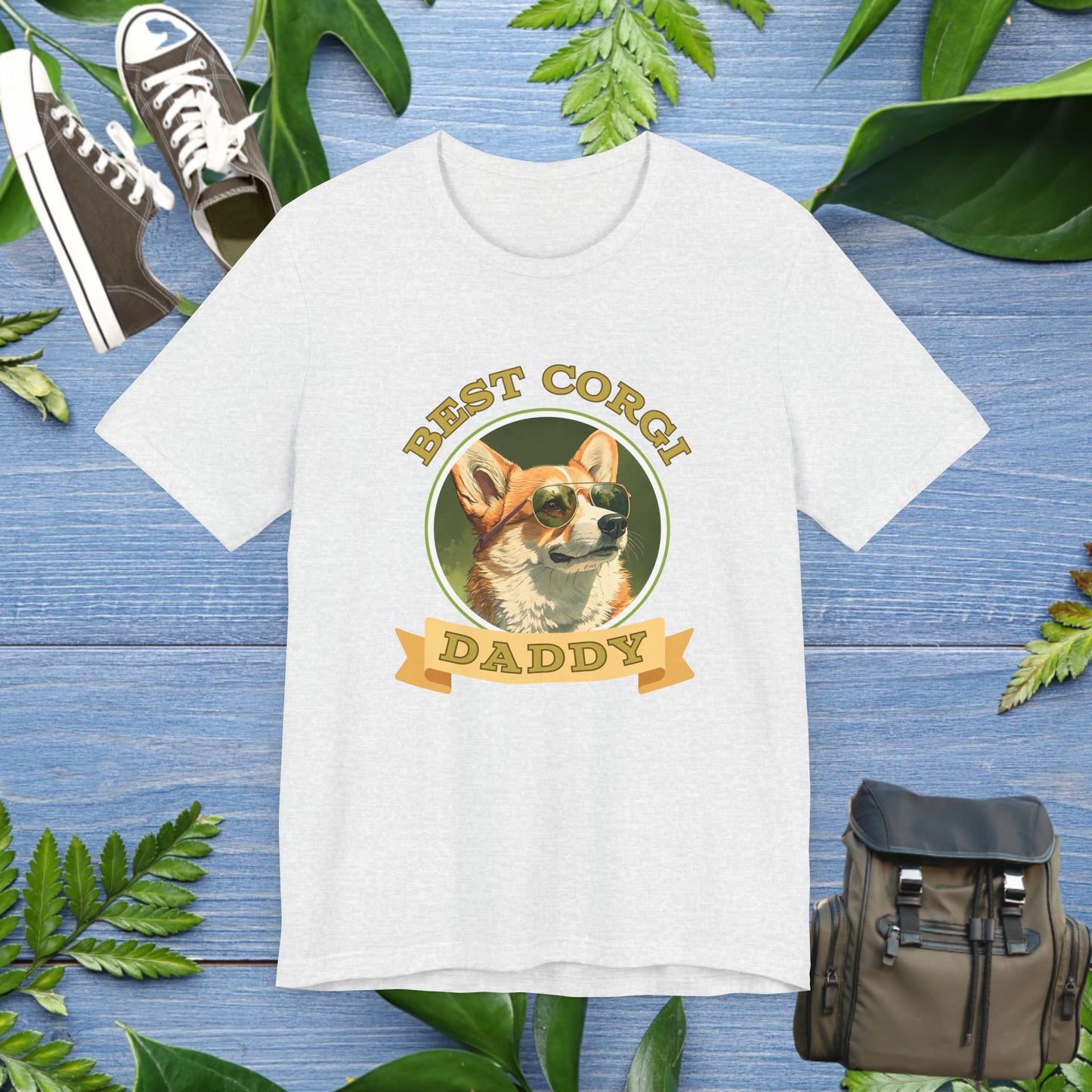 Best Corgi Daddy T-Shirt - furevermama