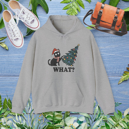 Naughty Cat Christmas Hoodie - furevermama