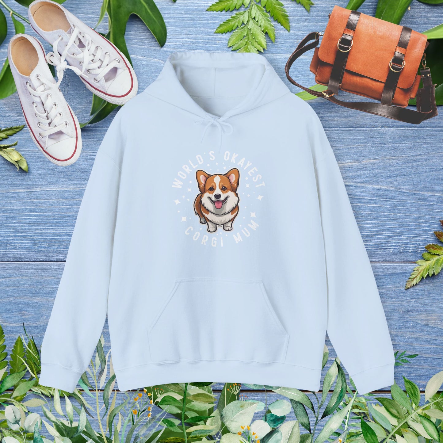 World's Okayest Corgi Mum Hoodie - furevermama