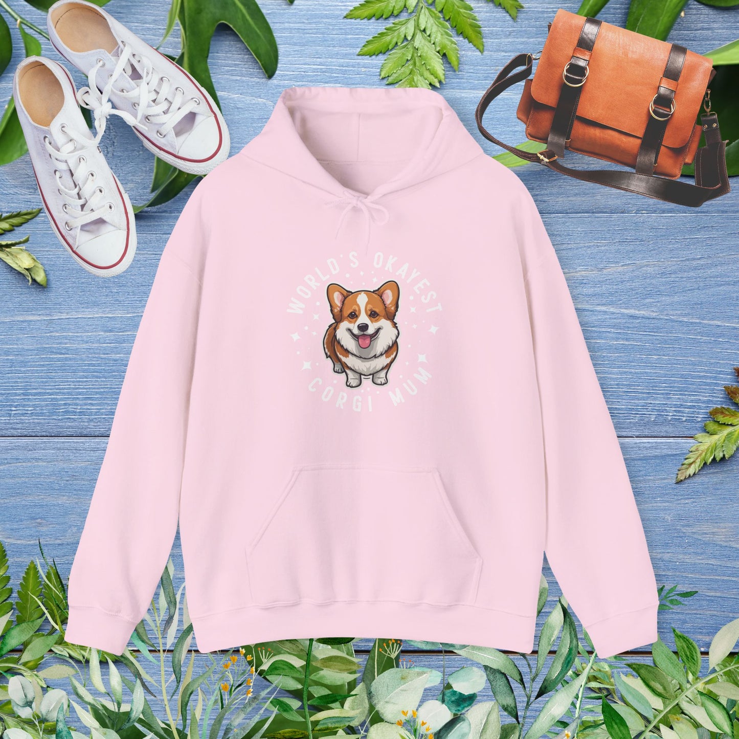 World's Okayest Corgi Mum Hoodie - furevermama