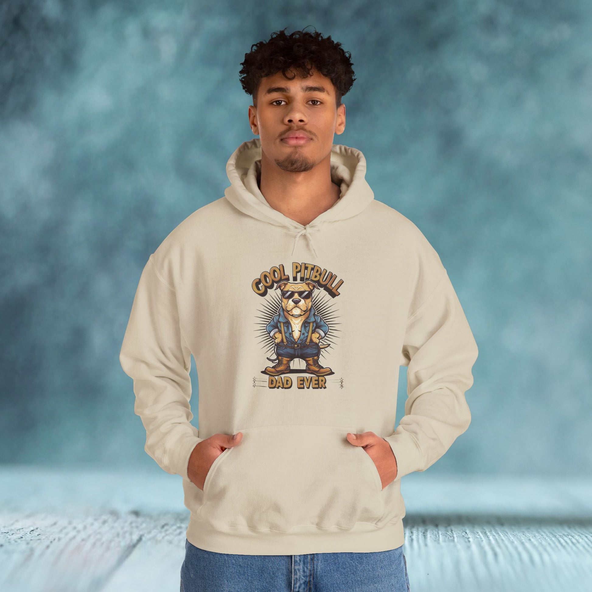 Cool Pitbull Dad Hoodie - furevermama