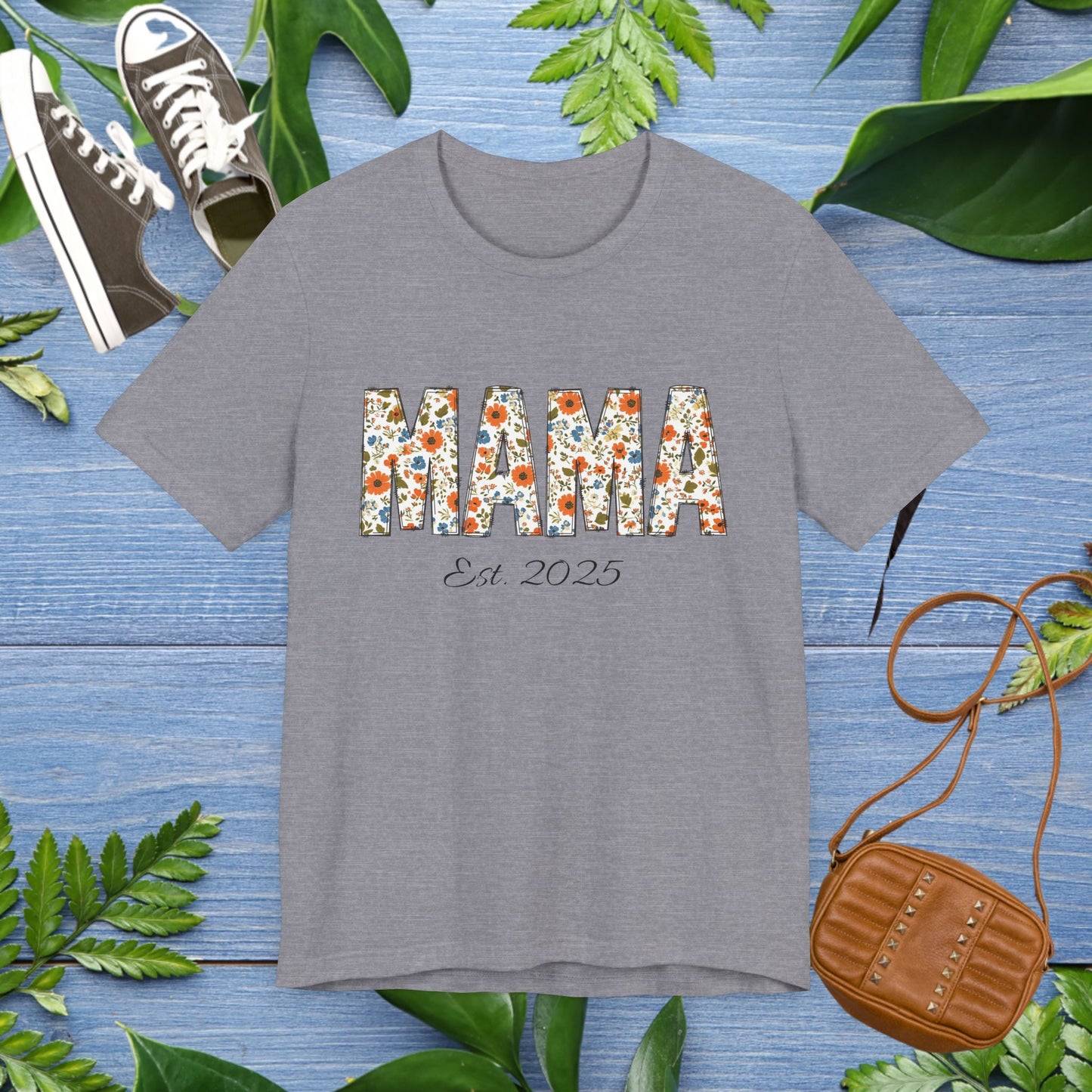 Personalised Mama T-Shirt - Est Year Unisex Tee