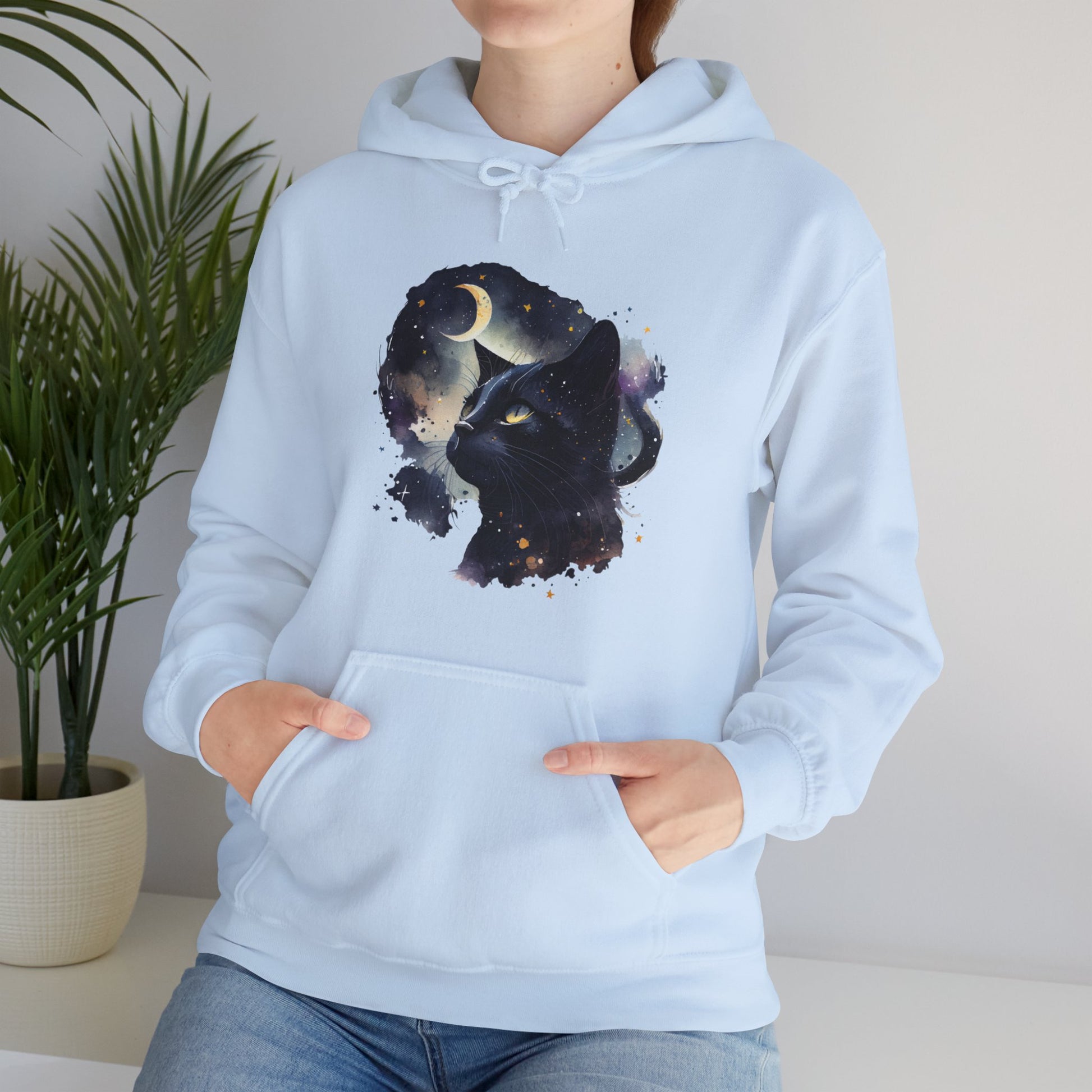 Moon Night Cat Unisex Hoodie - furevermama