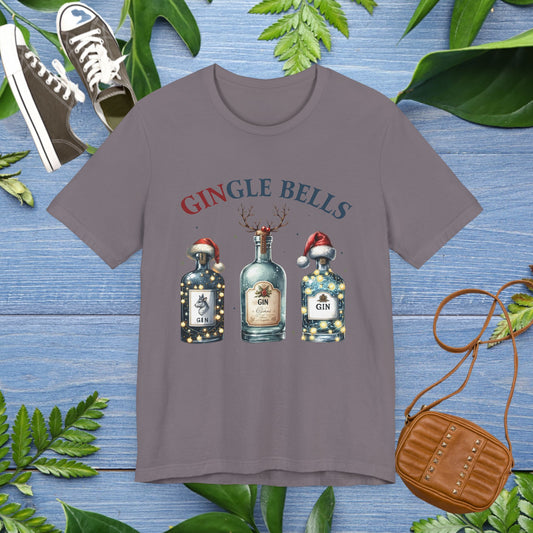 Gingle Bells Christmas Unisex Short-Sleeve T-shirt - furevermama