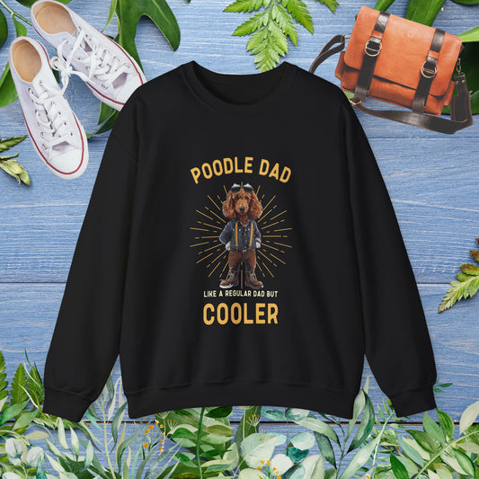 Cooler Poodle Dad Sweatshirt - furevermama