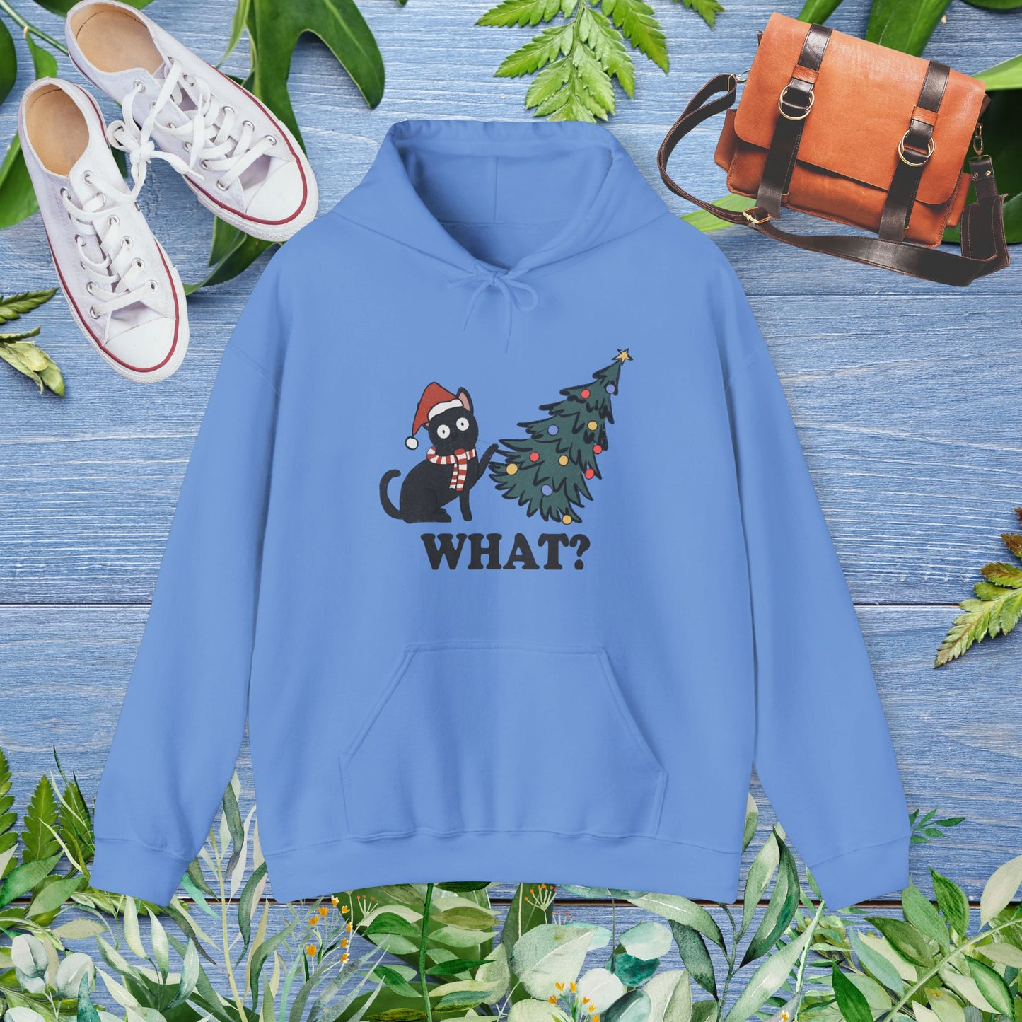 Naughty Cat Christmas Hoodie - furevermama
