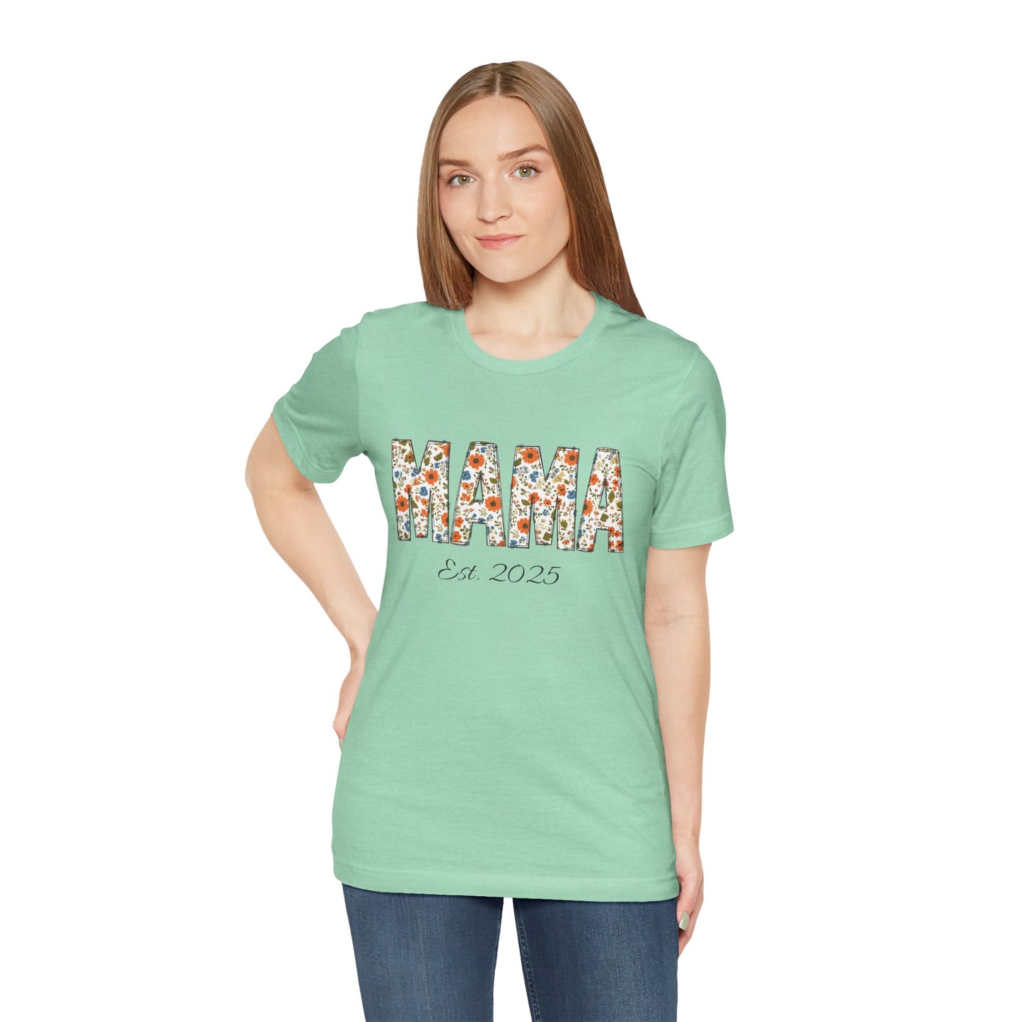 Personalised Mama T-Shirt - Est Year Unisex Tee