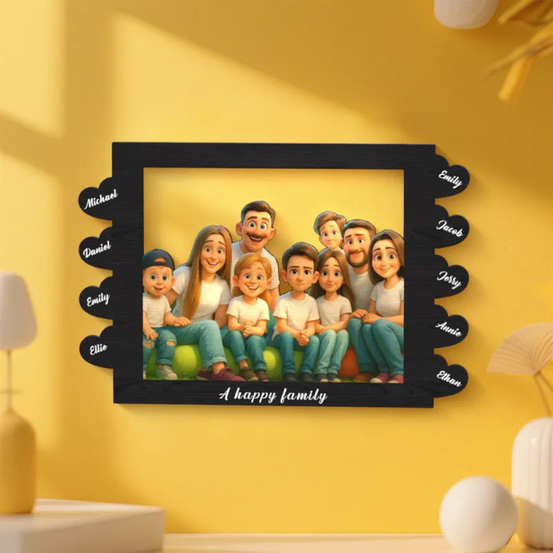 Funny Personalized Cartoon Style Photo Frame