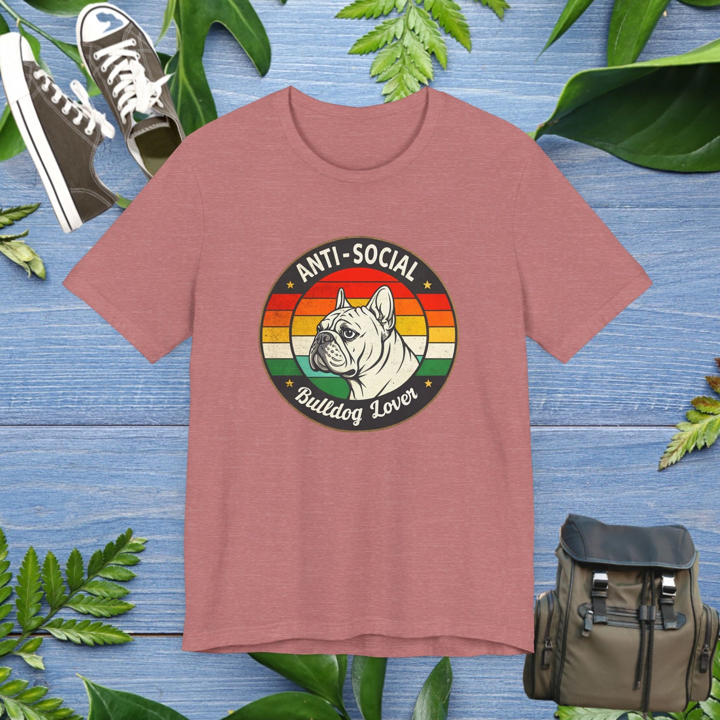 Anti-Social Bulldog Lover T-Shirt - furevermama