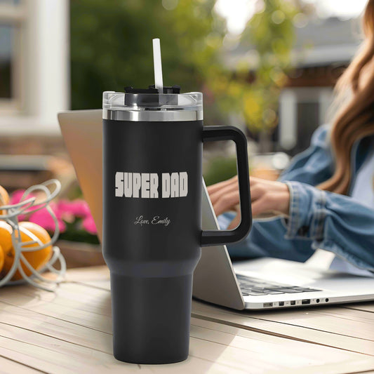 super dad personalised tumbler - furevermama