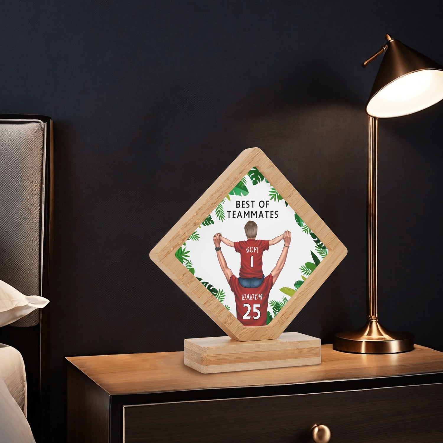 Best of Teamates - Daddy and Son - Home Decoration