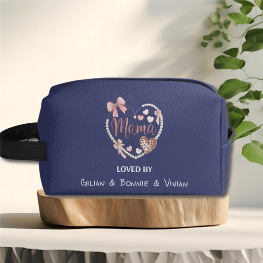 Personalised Name Toilettrie Bag Makeup Organizer for Mama
