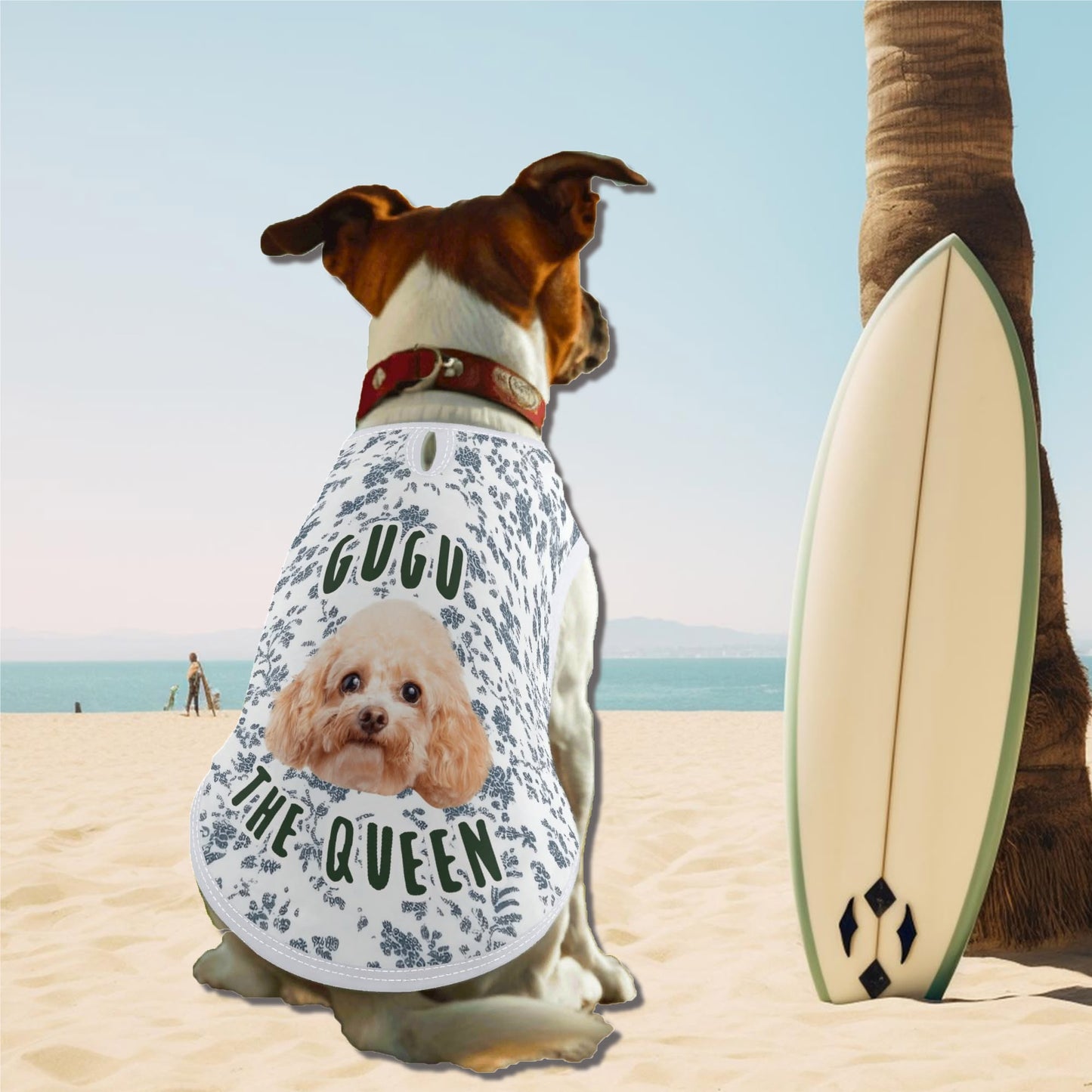 Animal Print Pet Shirt Clothing for Small Medium Dogs Cats