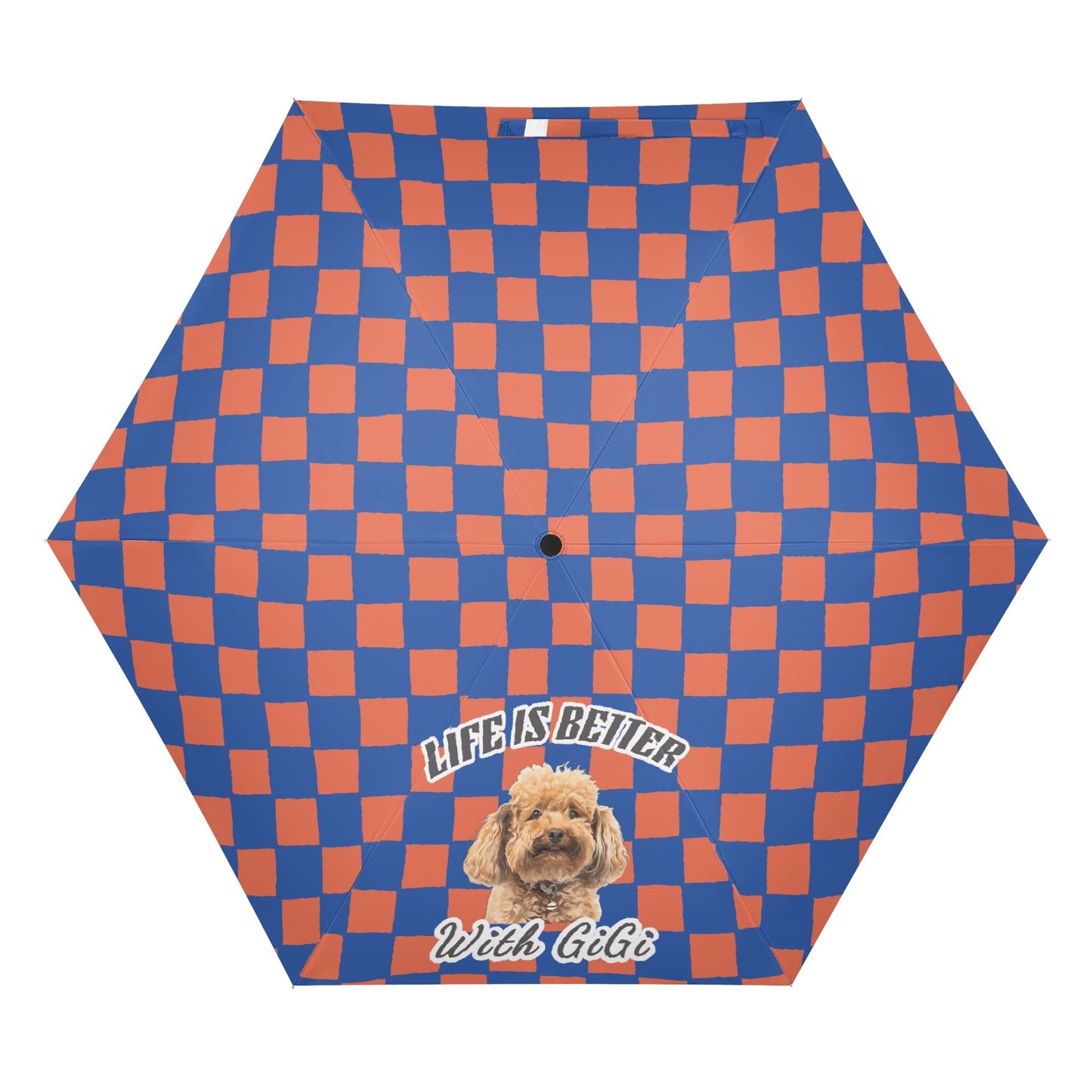 Custom Photo To Art Style Fully Auto Open & Close Umbrella - Gift For Parents and Pet Lover