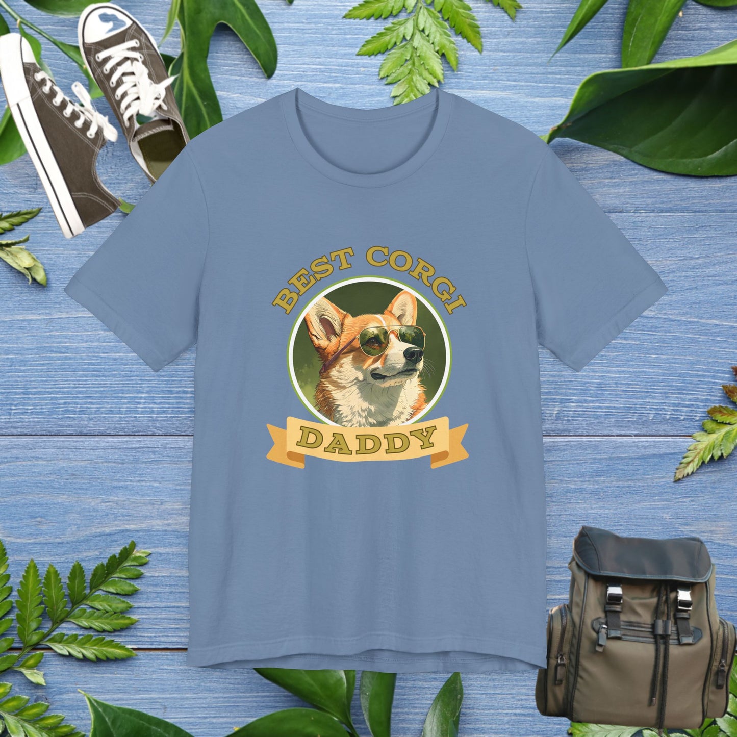 Best Corgi Daddy T-Shirt - furevermama