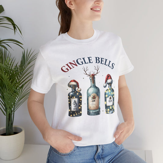Gingle Bells Christmas Unisex Short-Sleeve T-shirt - furevermama