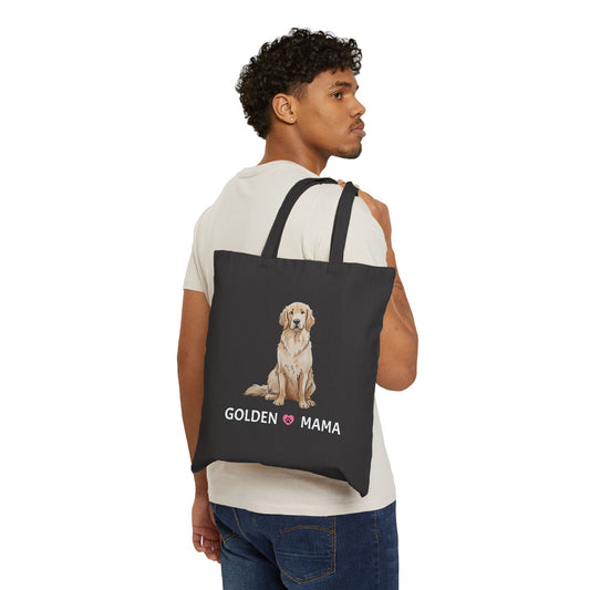 Tote Bag - Golden Retriever 'Golden Loves Mama' - furevermama