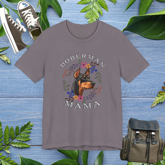 Doberman Mama T-Shirt - furevermama