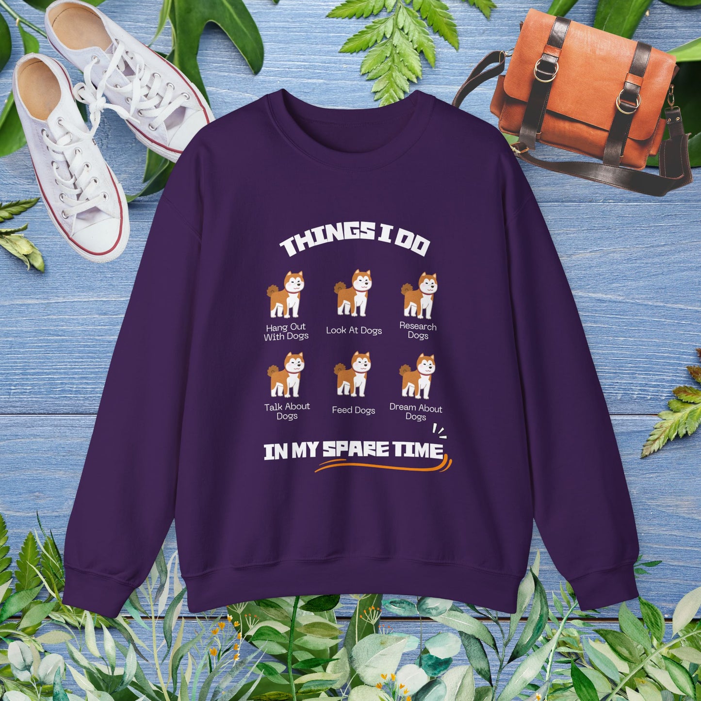 Things I Do In My Spare Time Unisex Heavy Blend™ Crewneck Sweatshirt - furevermama