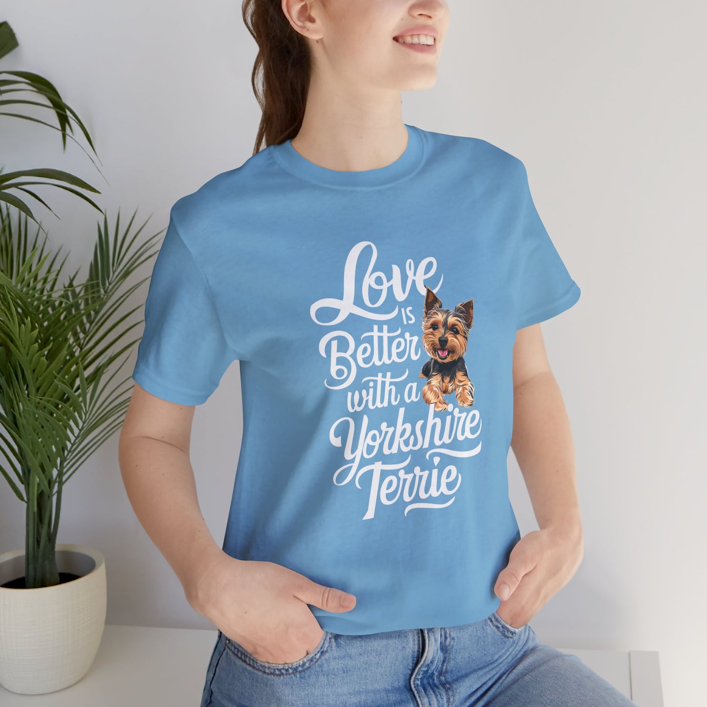 Life Is Better With A Terrie Yorkshire Unisex T-Shirt - furevermama