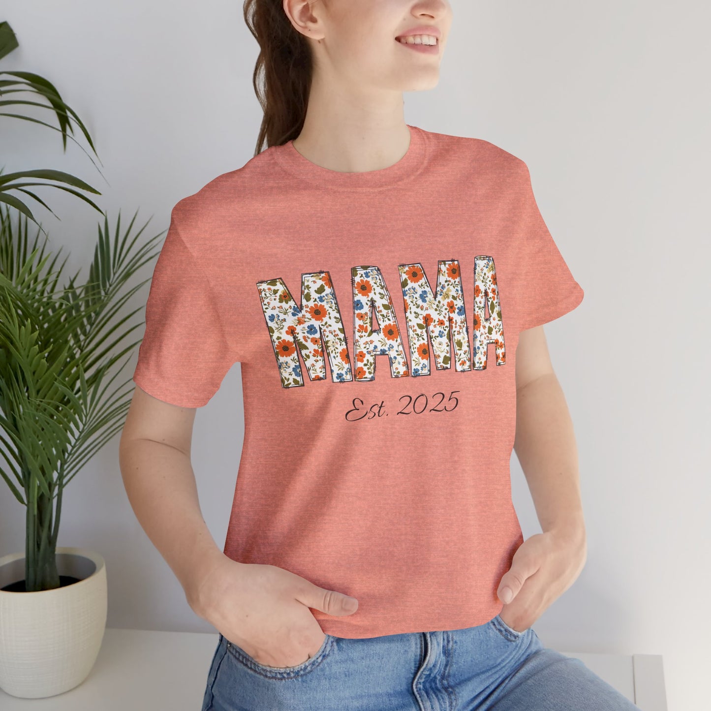 Personalised Mama T-Shirt - Est Year Unisex Tee