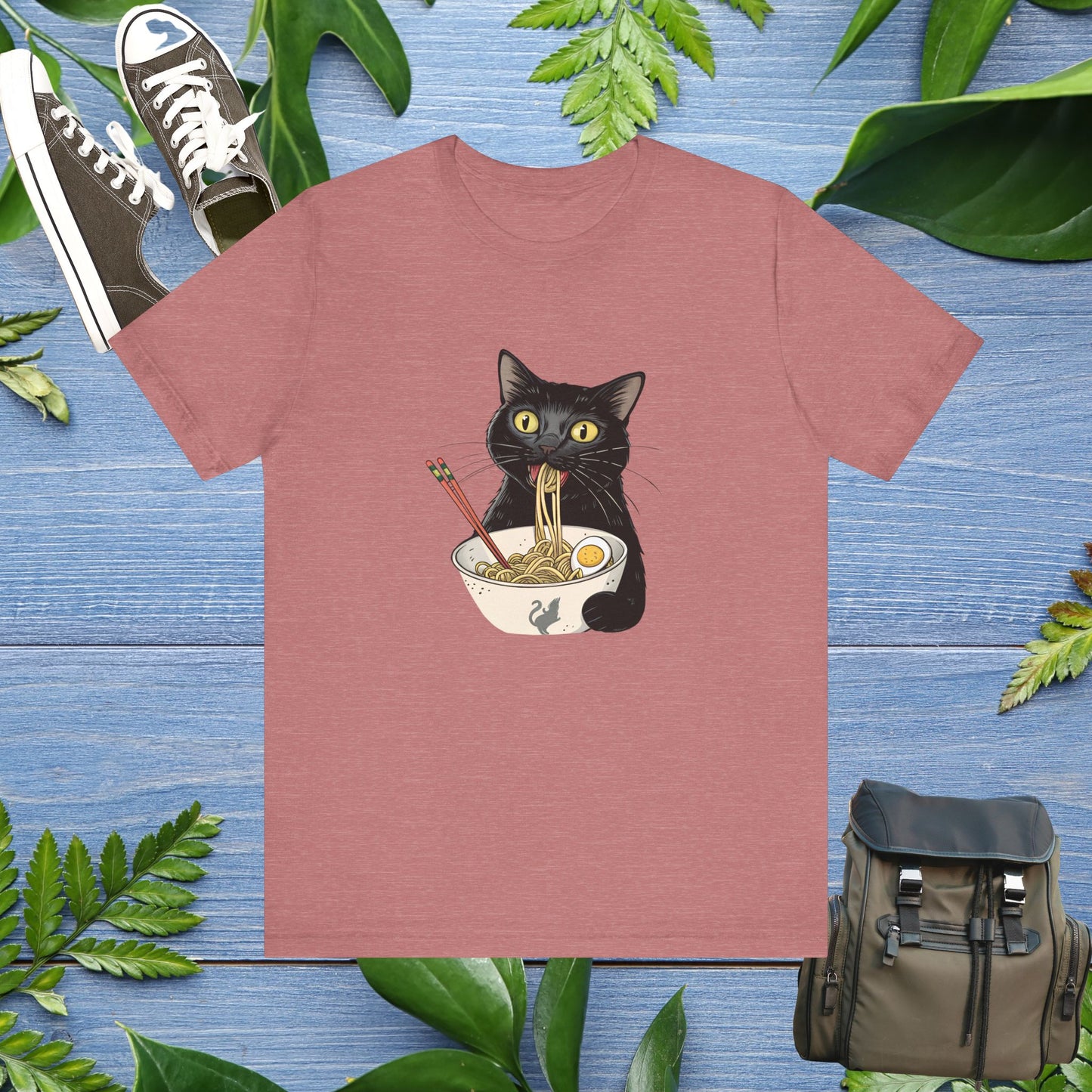 Cat Eating My Ramen T-Shirt - furevermama