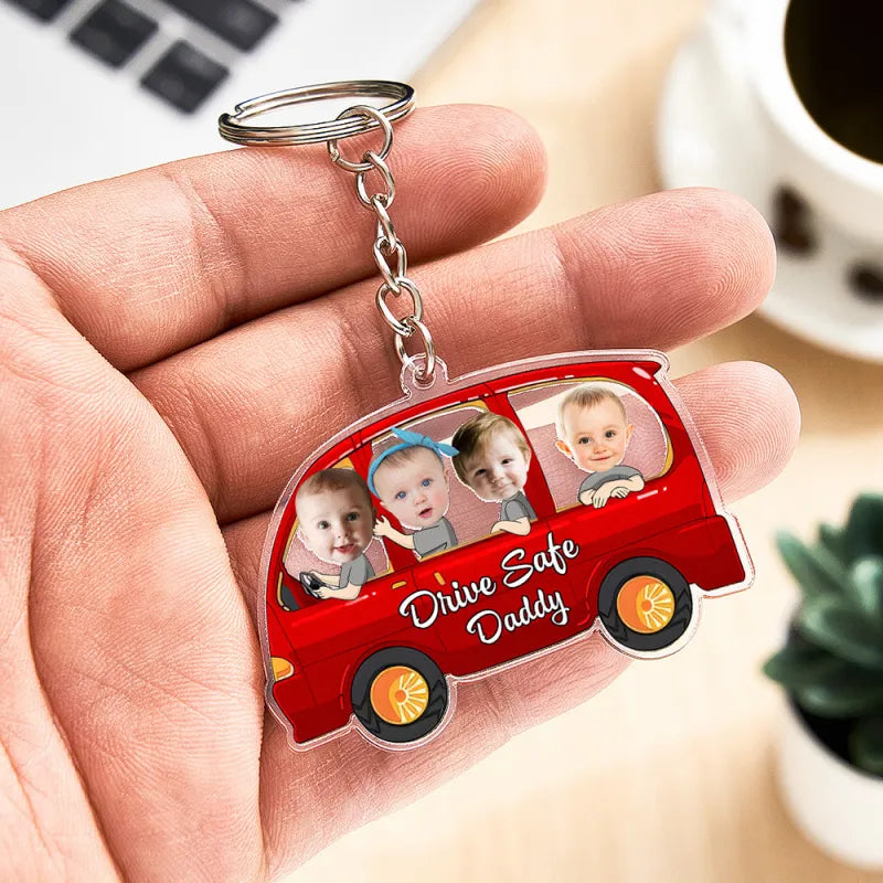 Custom Car Style Keychain Gifts for Dad - furevermama