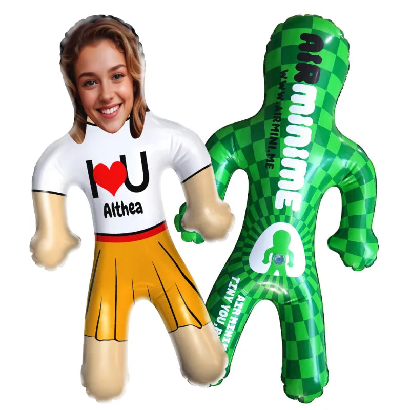Custom Face & Text "I lOVE U" Blow Up Dolls - furevermama