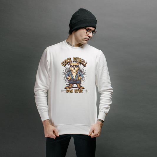 Cool Pitbull Dad Sweatshirt - furevermama