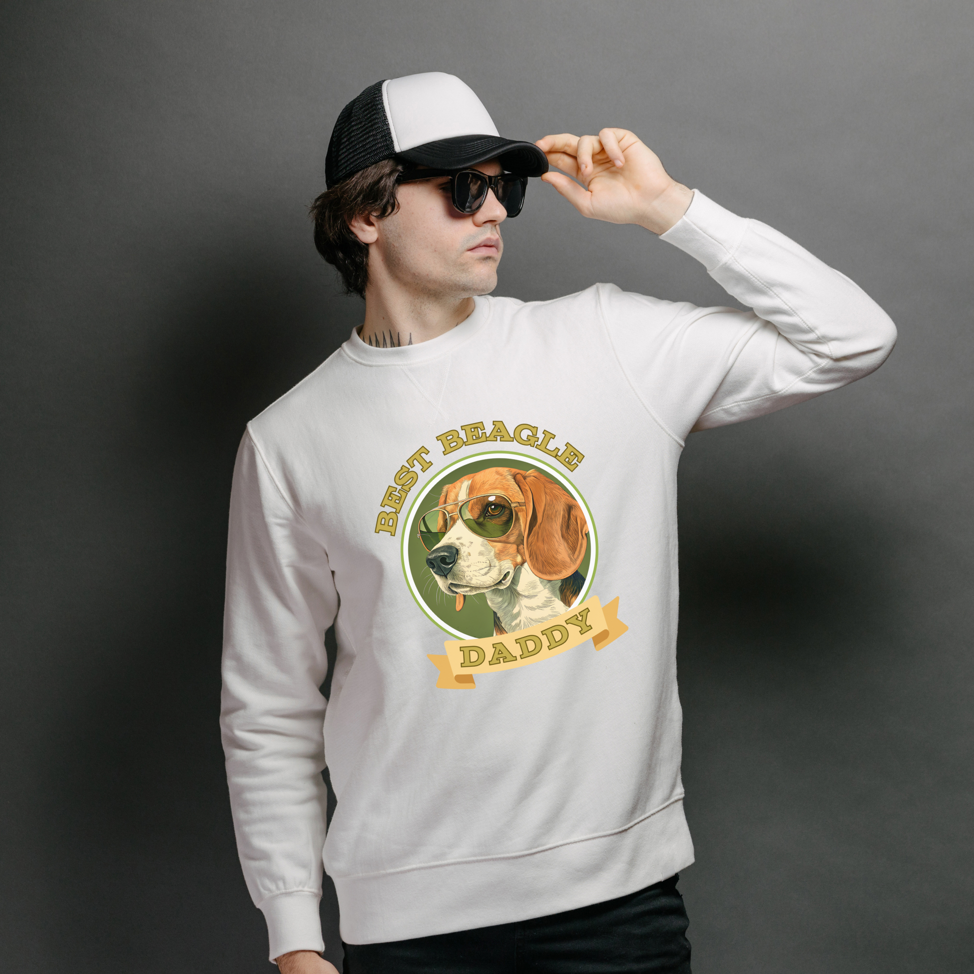 Cooler Beagle Dad Sweatshirt - furevermama