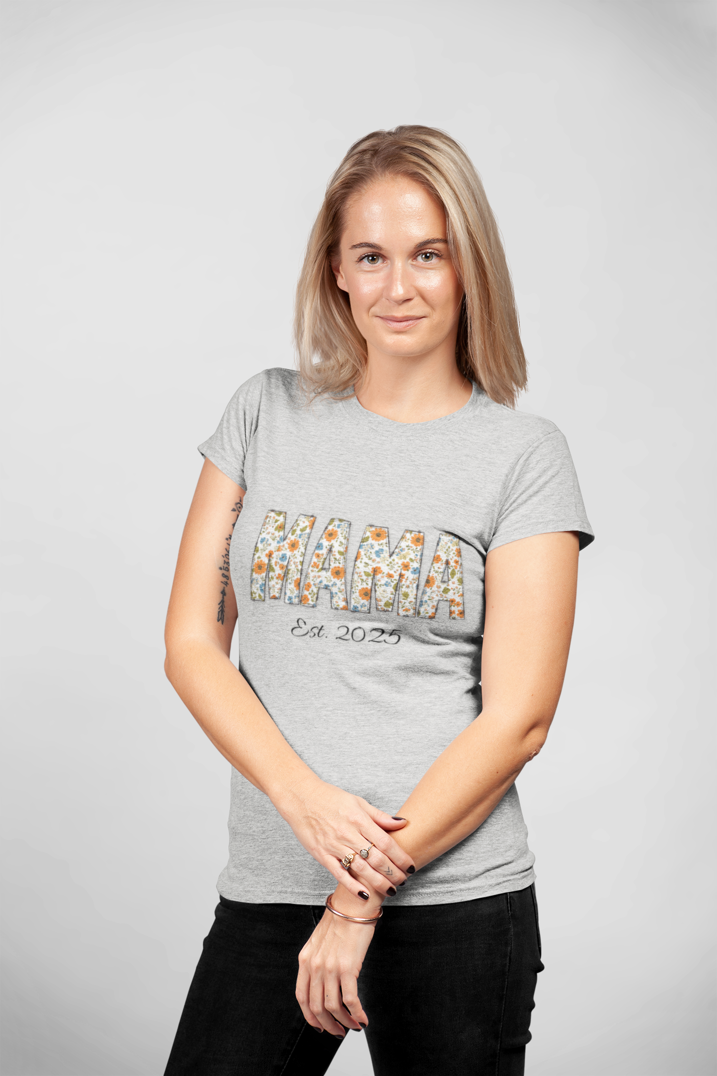 Personalised Mama T-Shirt - Est Year Unisex Tee