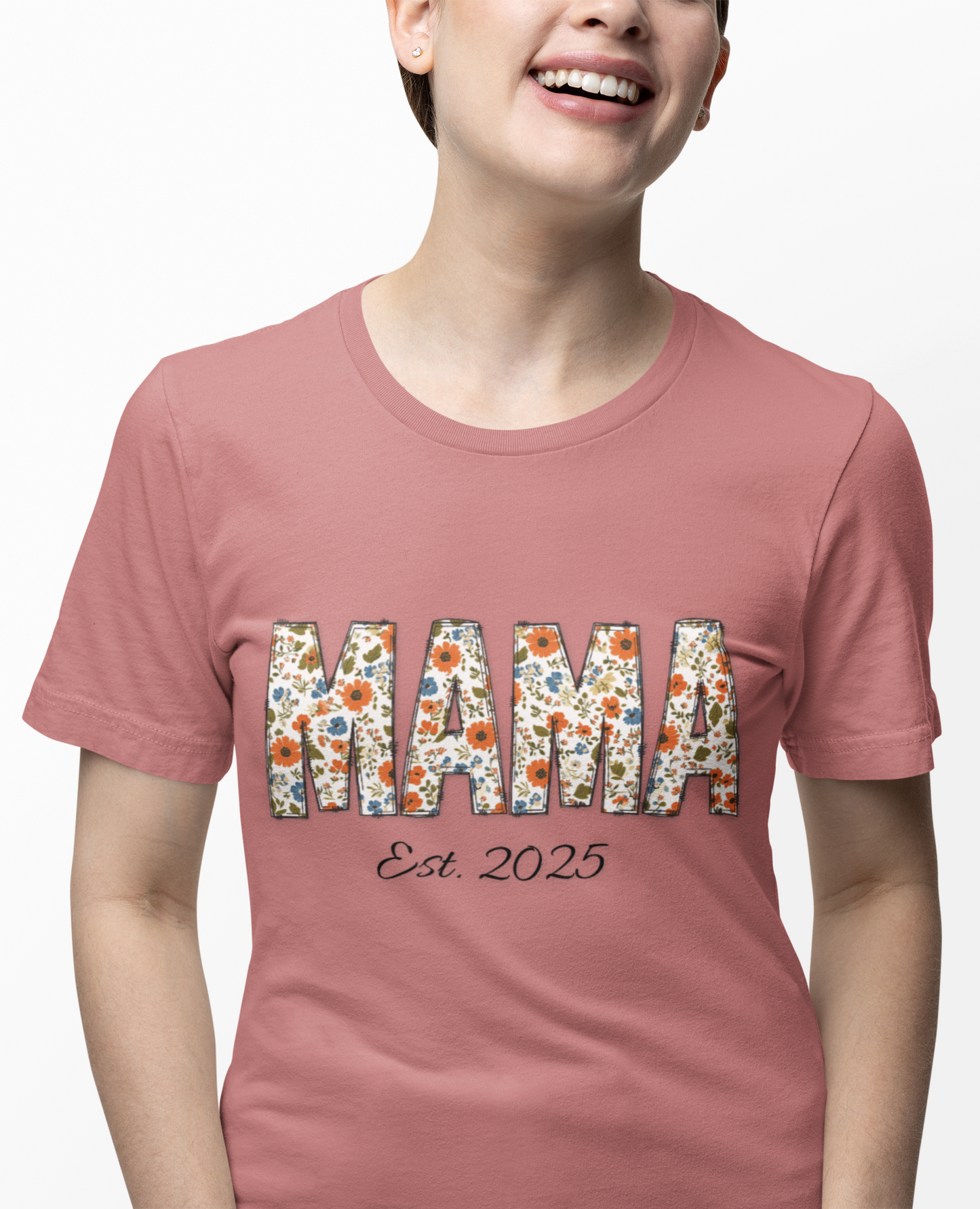 Personalised Mama T-Shirt - Est Year Unisex Tee