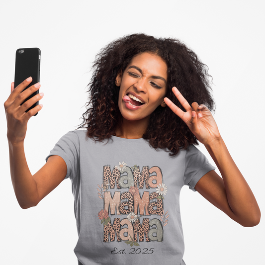 MaMa T-Shirt - Animal Skin Pattern